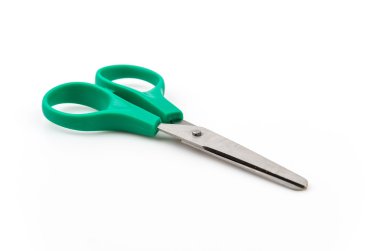 Scissors on white