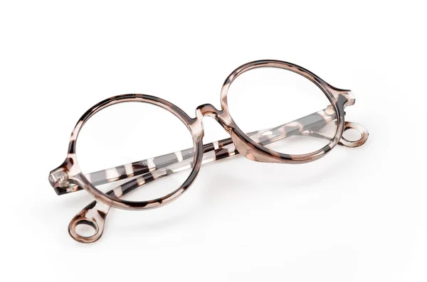 화이트 eyeglassses — 스톡 사진