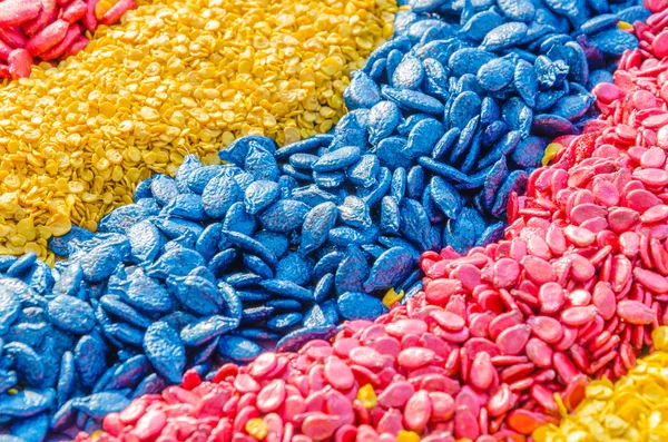 Colorful seeds texture — Stock Photo, Image