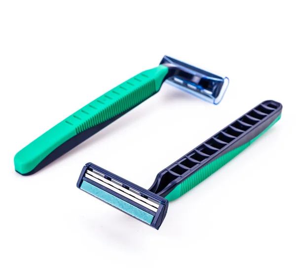 Razors on white — Stock Photo, Image