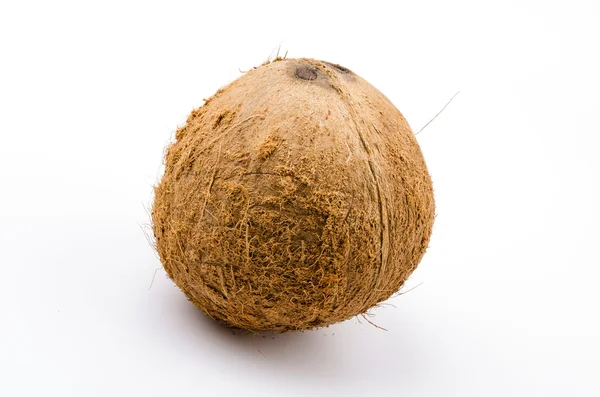 Kokosnuss auf Weiß — Stockfoto
