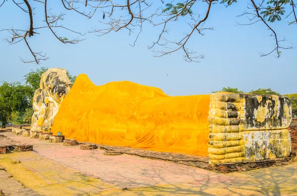 Buddha alvás szobor — Stock Fotó