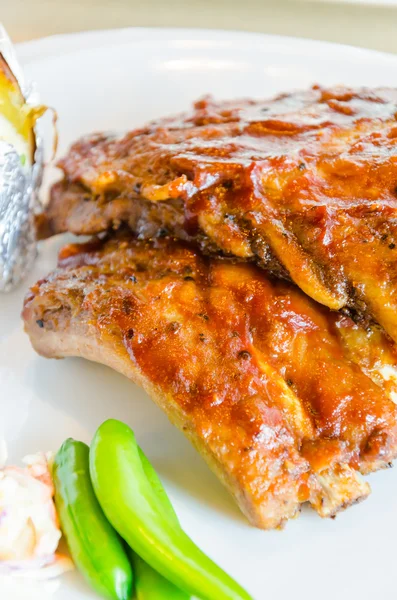 Bbq filete costillas — Foto de Stock