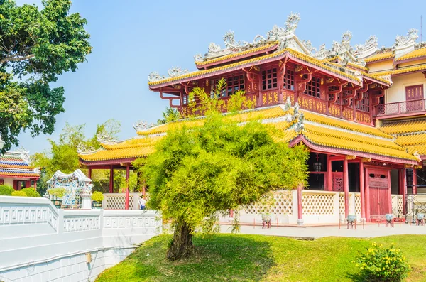 Chinese temple in bang pa-in — Stock Photo, Image