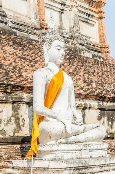 Wat Yai Chaimongkol temple — Stock fotografie