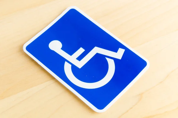 Cripple sign — Stock Photo, Image