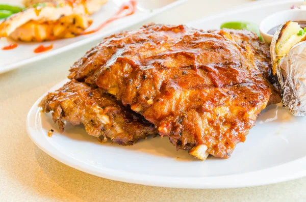 Bbq ribs steak — Stock Photo, Image