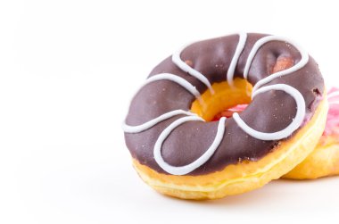 beyaz üzerine çörek