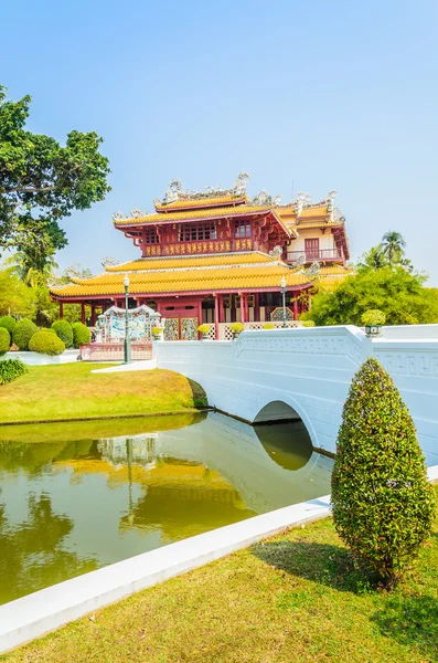Chinese temple in bang pa-in — Stock Photo, Image