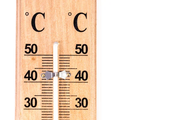 Termometer biały — Zdjęcie stockowe