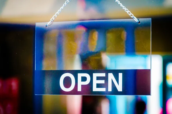 Open sign — Stock Photo, Image