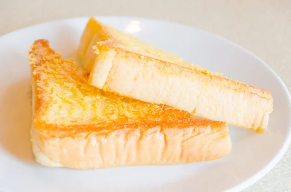 Pão de manteiga assada — Fotografia de Stock