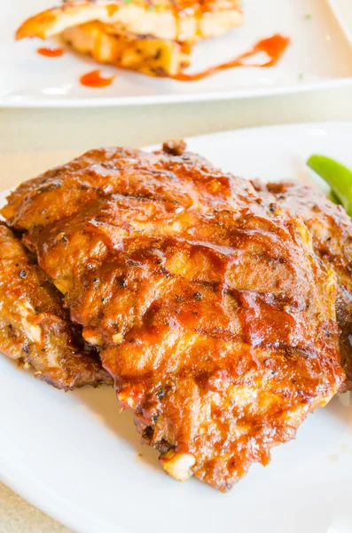 Bbq ribs steak — Stock Photo, Image