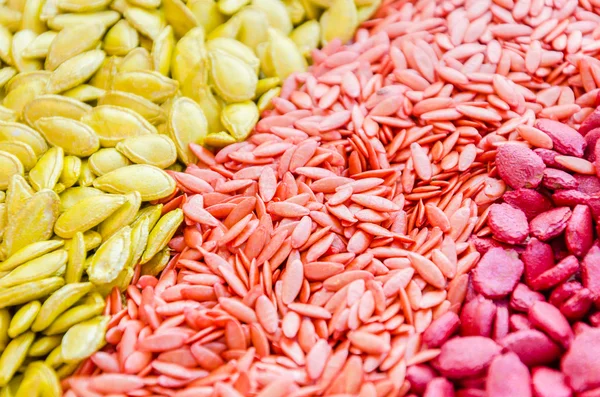 Textura de sementes coloridas — Fotografia de Stock