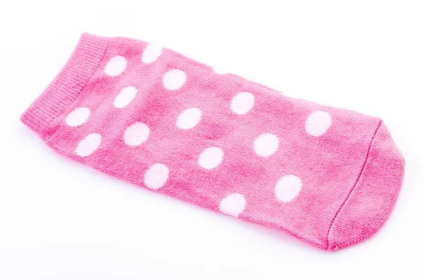 Розовые носки польки — стоковое фото
