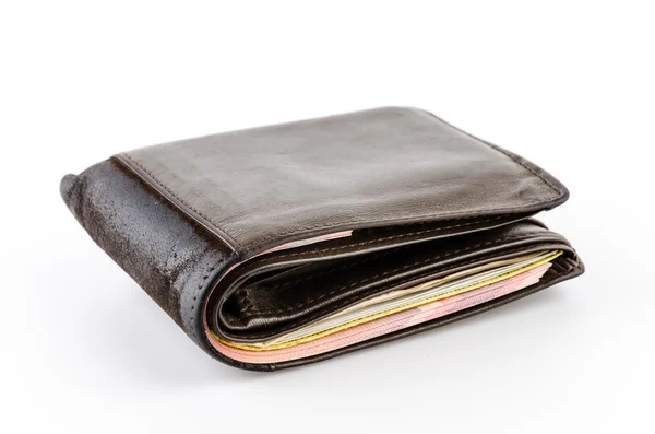 Wallet on white — Stock Photo, Image