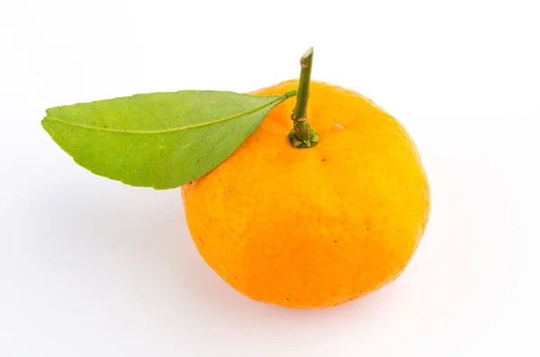 Laranja em branco — Fotografia de Stock