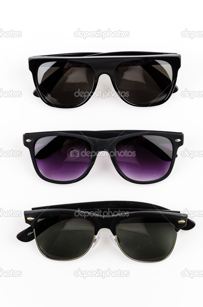 Sunglasses on white