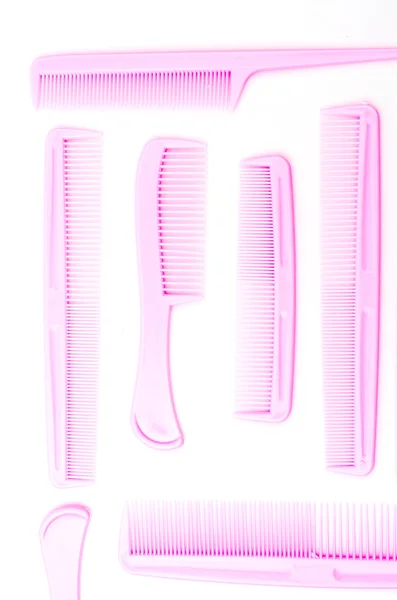 Combs on white — Stock fotografie