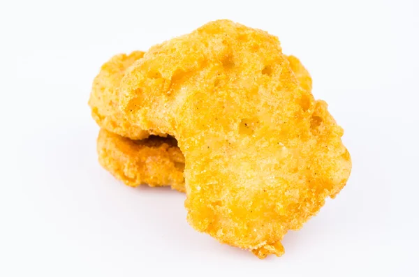 Nuggets på vit — Stockfoto