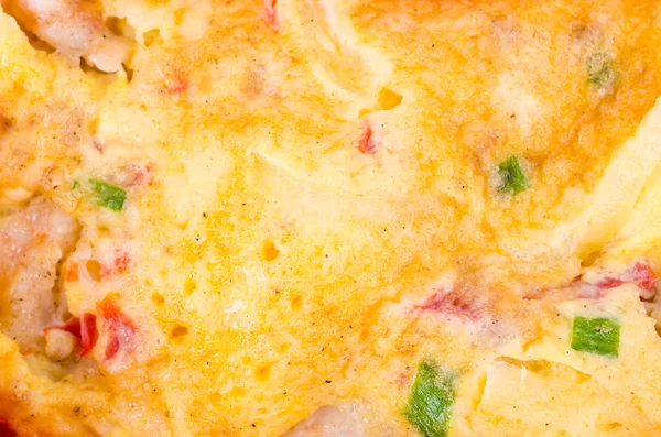 Omelette-Garnelen — Stockfoto