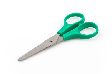 Scissors on white