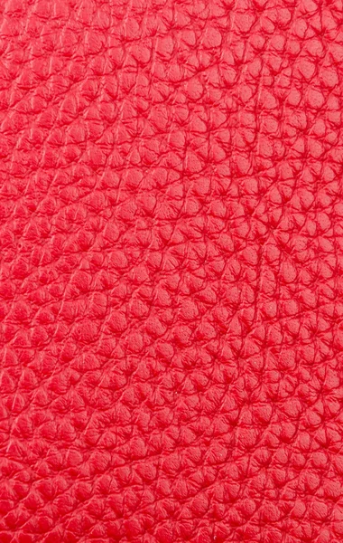 Red leather texture — Stock Photo, Image