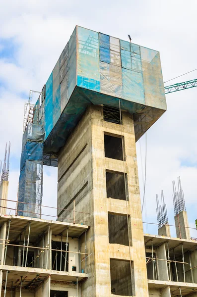 Construcción de grúas — Foto de Stock