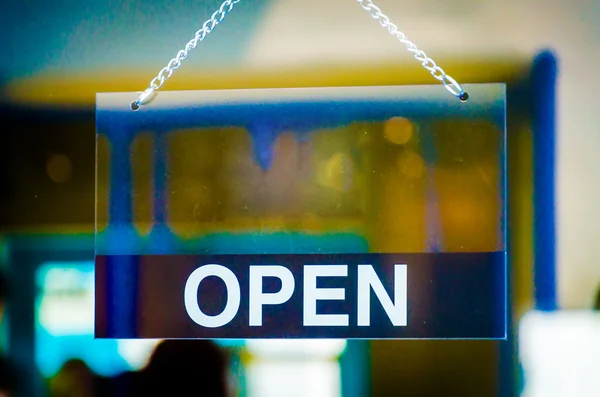 Open sign — Stock Photo, Image