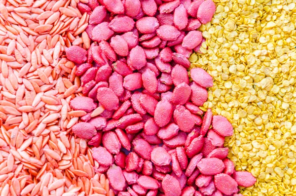 Colorful seeds texture — Stock Photo, Image
