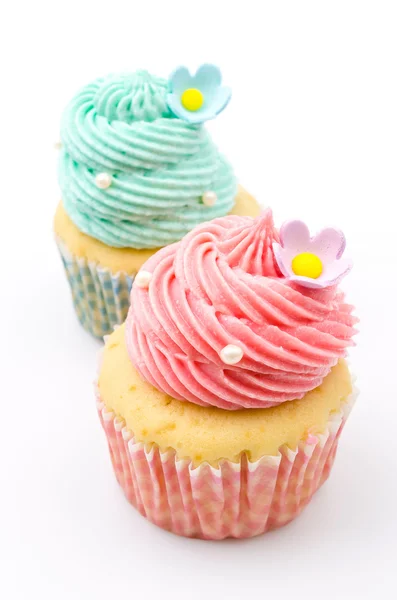 Verjaardag cupcakes — Stockfoto