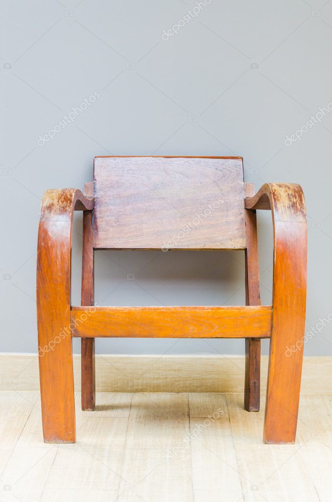 Wood chair table