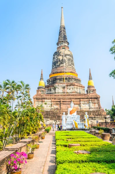 Tempio di Wat Yai Chaimongkol — Foto Stock