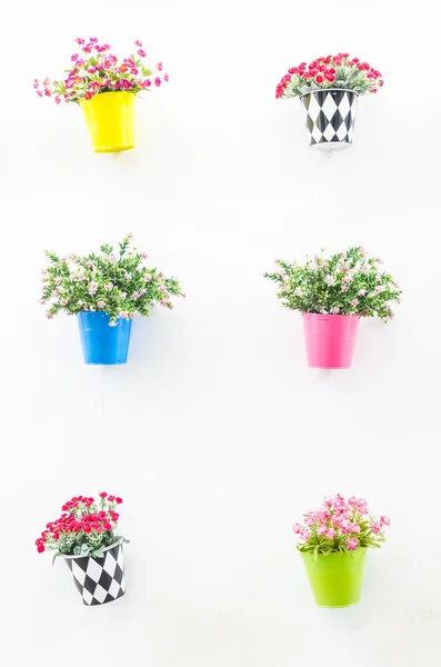 Fiore in plastica in vaso — Foto Stock
