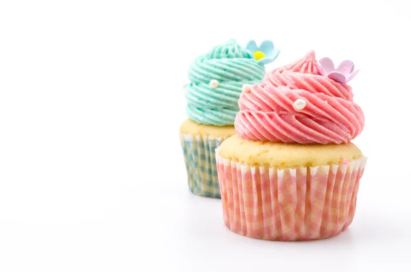 Vanilla cupcakes — Stock Photo, Image