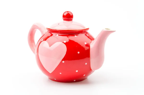 Heart kettle — Stock Photo, Image