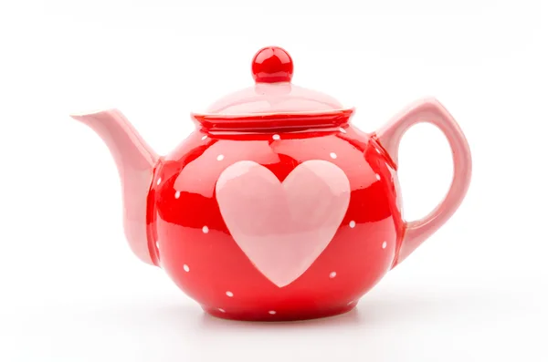 Heart kettle — Stock Photo, Image