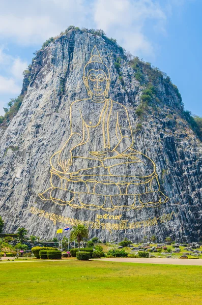 Bouddha montagne dans pattaya Thaïlande — Photo