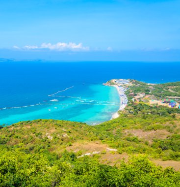 Koh Larne Adası tropik sahil