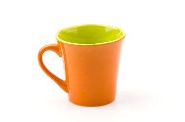 yalıtılmış turuncu kupa