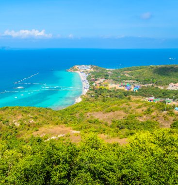 pattaya şehir Tayland Koh Larne Adası tropik beach