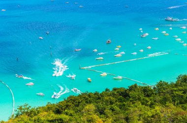 pattaya şehir Tayland Koh Larne Adası tropik beach