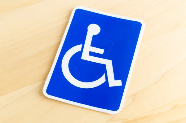 Ανάπηρος σημάδι — 图库照片