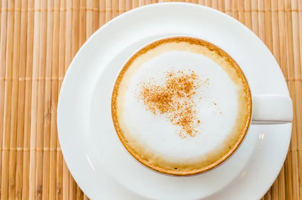 Cappuccino quente — Fotografia de Stock