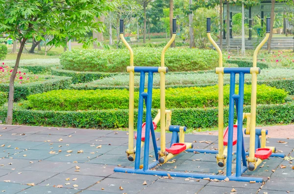 Outdoor gym park — Stock Photo, Image