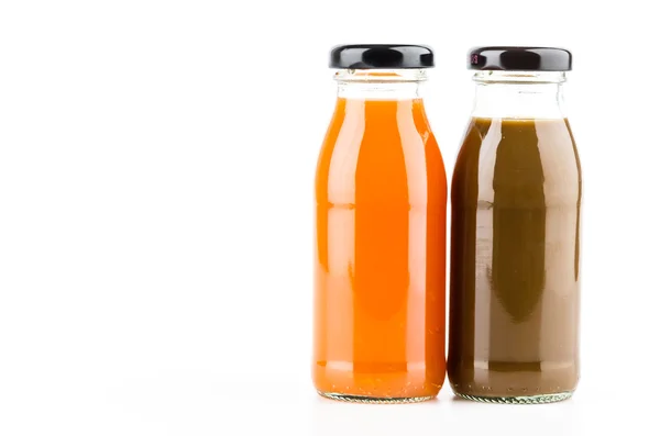 Овочеві соки пляшка — стокове фото