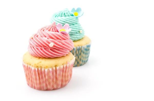 Vanilje cupcakes - Stock-foto