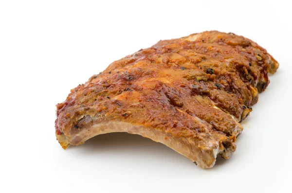 Bbq varkensvlees ribben — Stockfoto