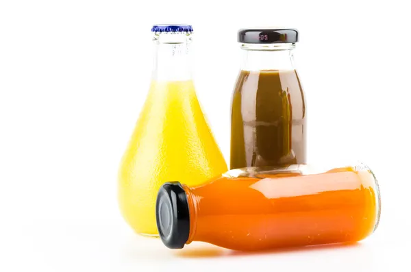 Gemüsesaftflasche isoliert weißer Hintergrund — Stockfoto