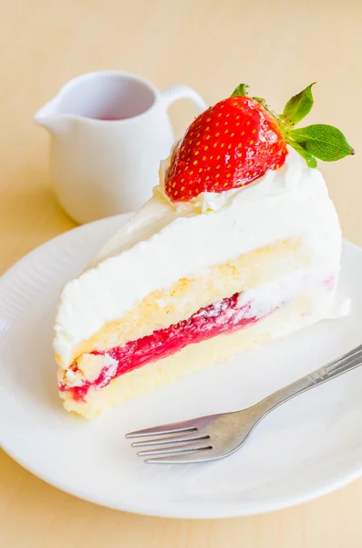 Gâteau fraise — Photo